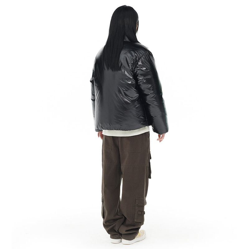GLOSSY SHORT DOWN PUFFER