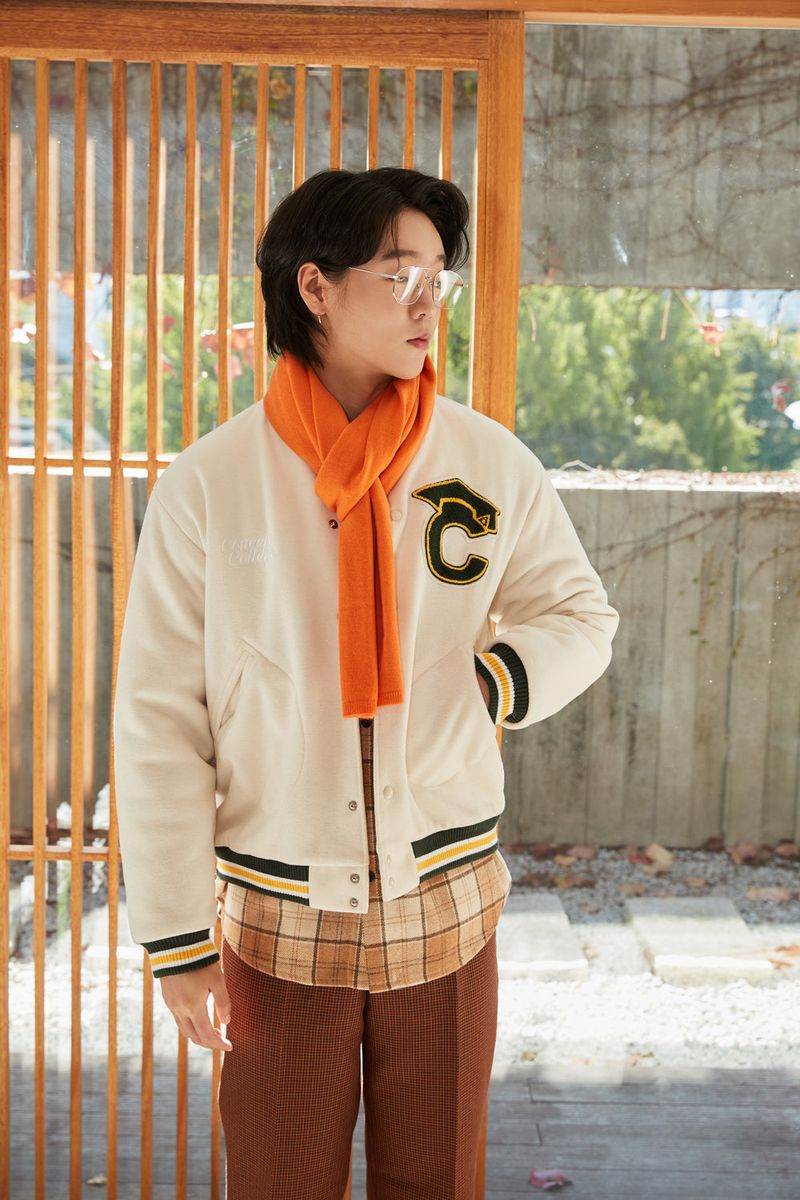 All Ivory graduation cap patch Unisex Varsity Jacket