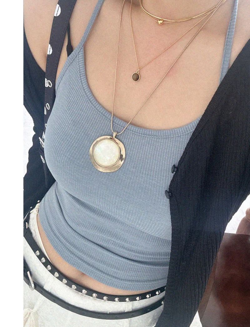 SILVER LINK NECKLACE