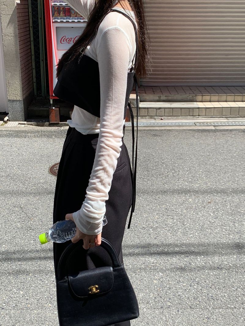 [MADE] VELY TENCEL LAYERED TEE