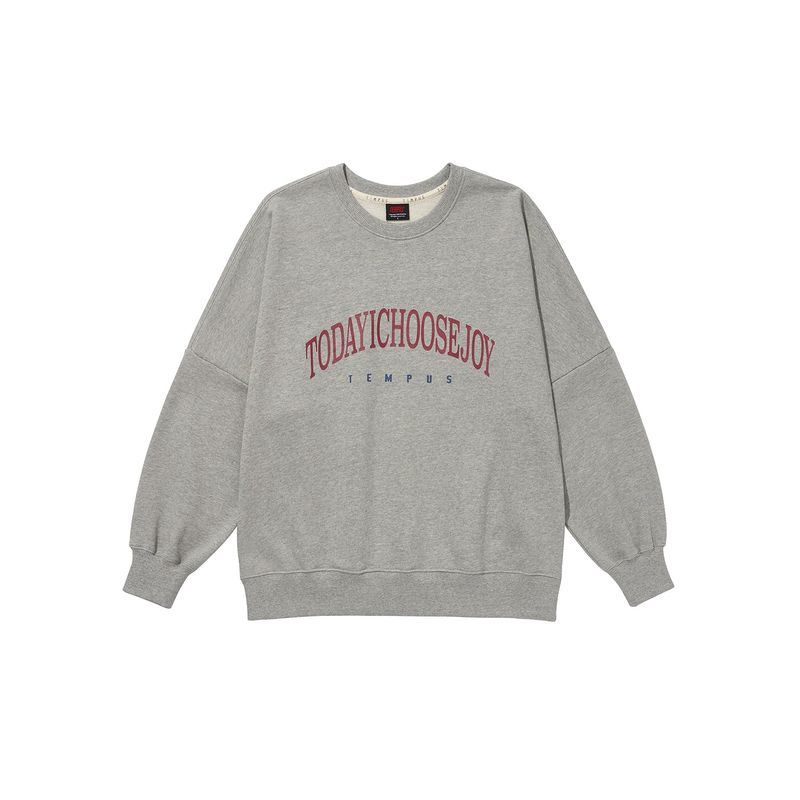JOY TODAY SWEATSHIRTS [MELANGE GRAY]
