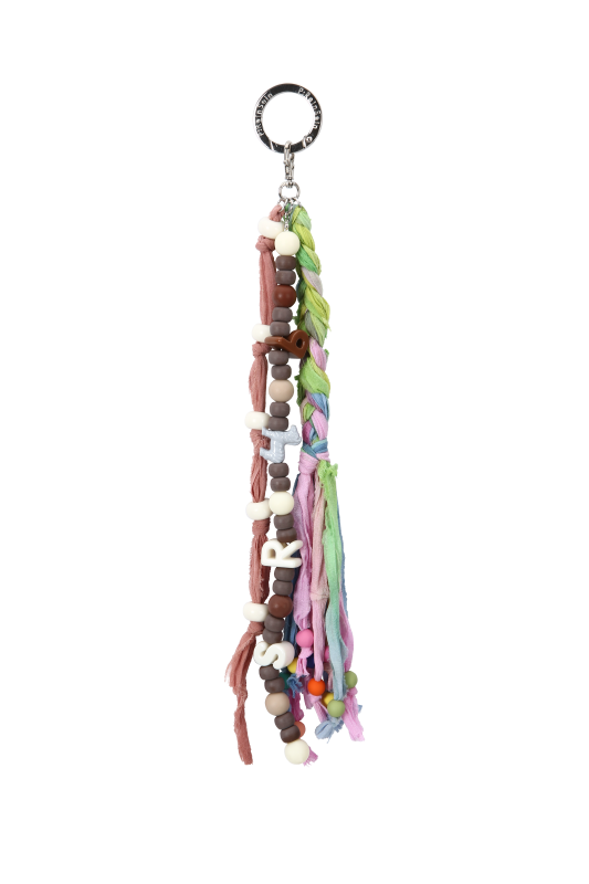 Chiffon ball ball key ring