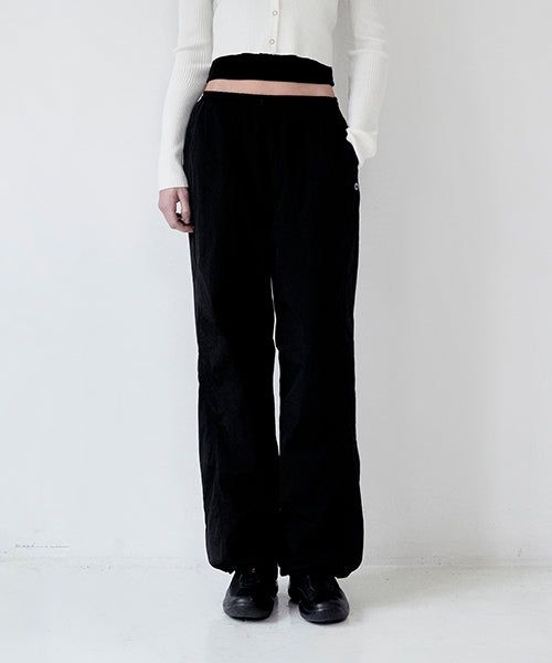 KIRSH（キルシー）の「KIRSH PLAIN INCISION WOVEN PANTS [BLACK]（Pants）」