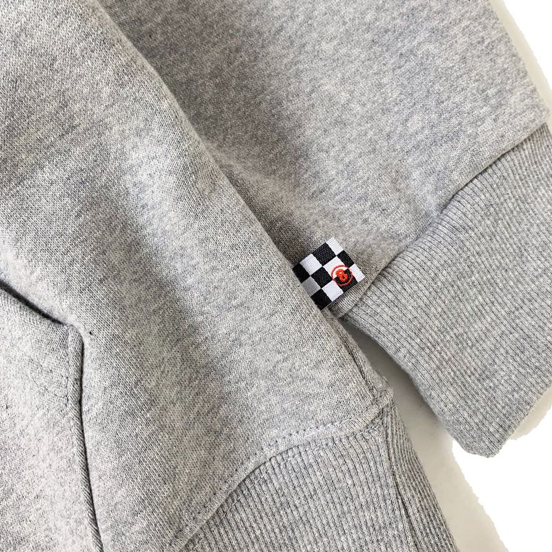 BURNING CAR HOODIE GRAY