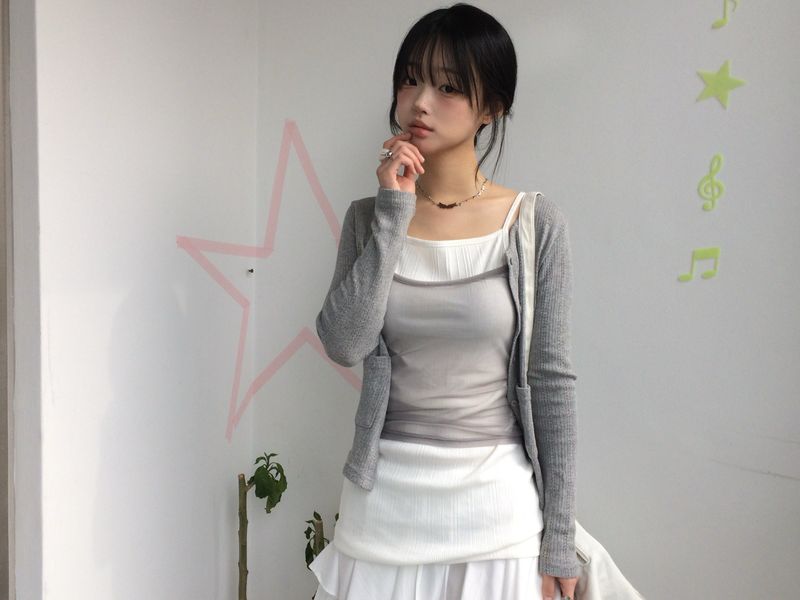 chiffon layered skirt