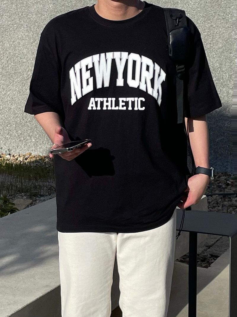 [MADE]NEVERDOWHY NEWYORK PRINTING T-SHIRTS
