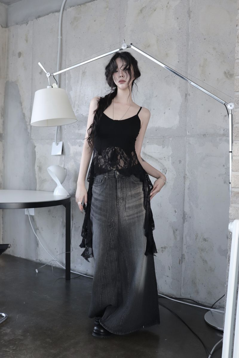 freesia lace sleeveless (2color)