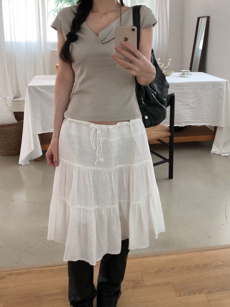 Andy Cancan Midi Skirt (2 colors)