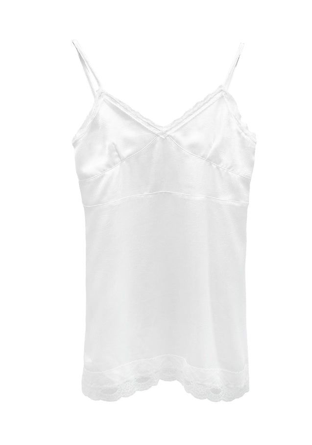 Ek Satin Lace Slip One Piece