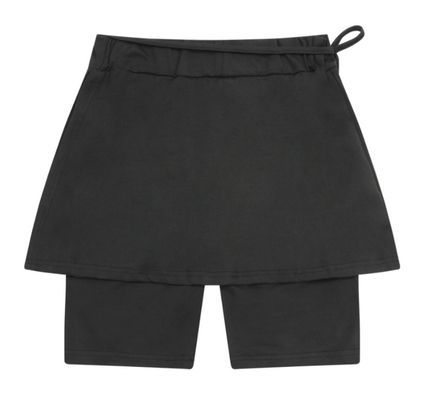 SNUVY 2-IN-1 SIDE SLIT SKIRT SHORTS (2COLOR)