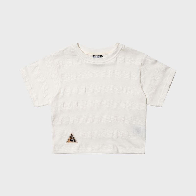 freakishbuilding(フリーキッシュビルディング)の「BUMP MONSTER CROP TOP (IVORY)(Tops)」