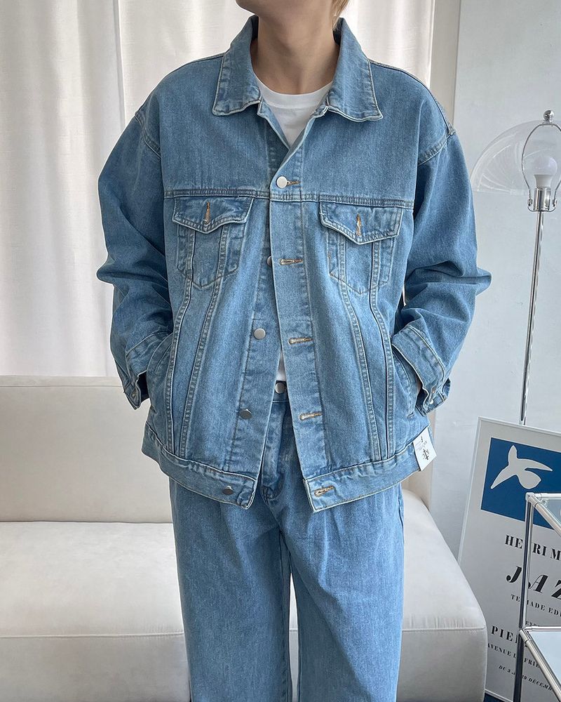 No. 57 Washing denim jacket (4 colors)