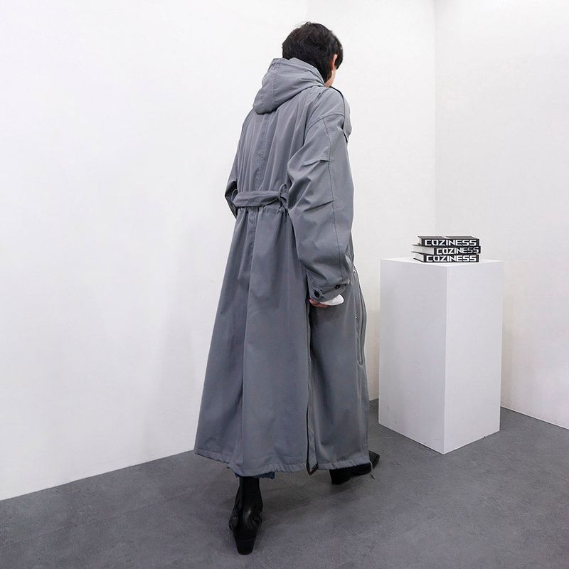 SK Maxi Bomber Jacket Hood Coat (3 colors)