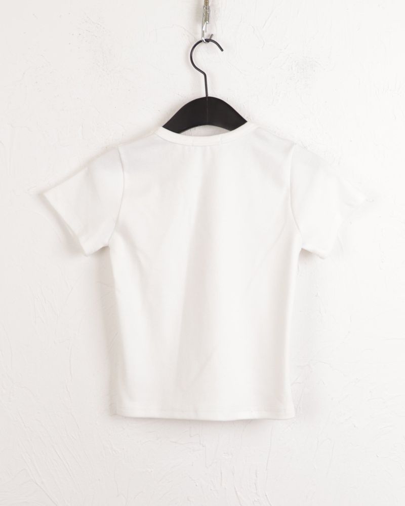 [MADE] エルカバニーラビットプリントクロップド半袖Tシャツ
