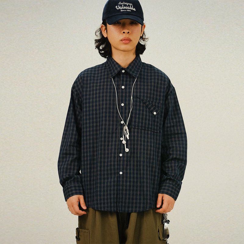 SEMIKAJI(セミカジ)の「AS Side Pocket Check Shirts(Tops)」