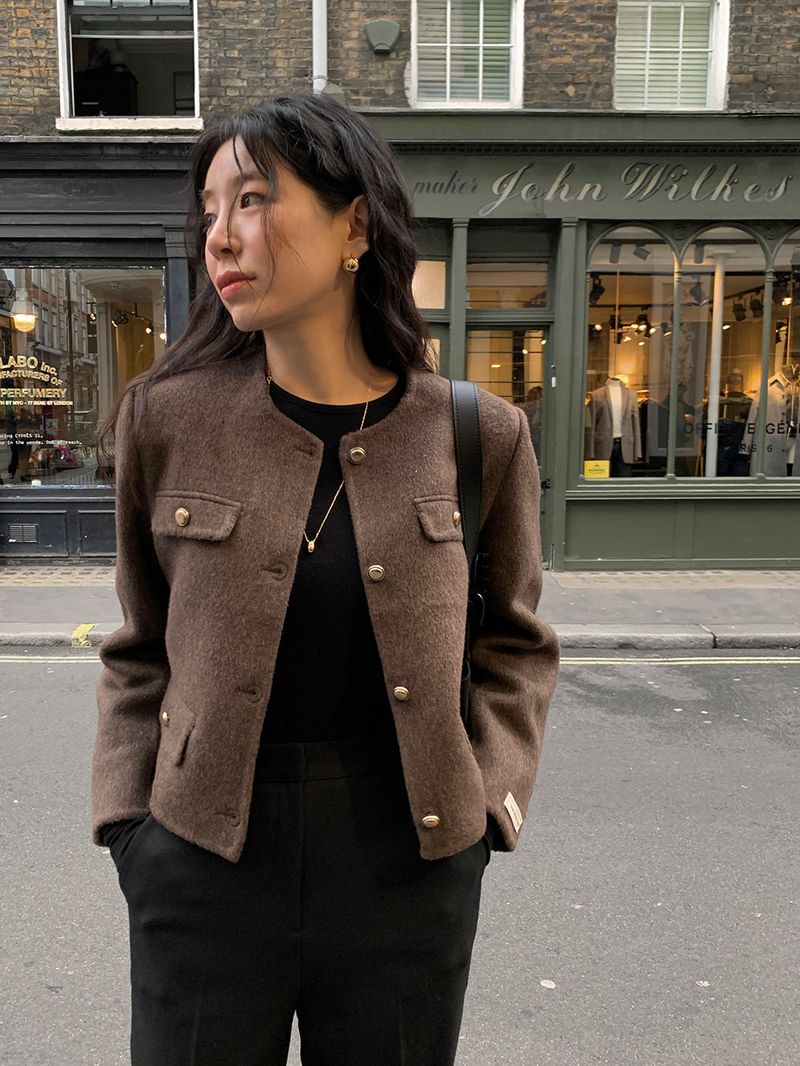 [MADE] Benne wool handmade tweed jacket