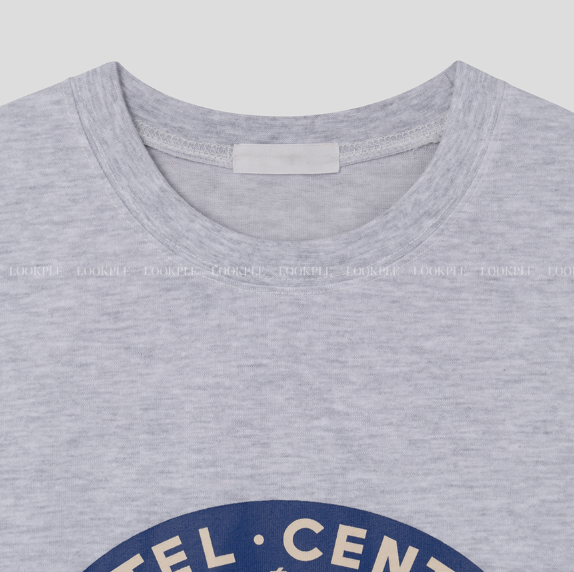 No-Mace Central Print Overfit Short Sleeve