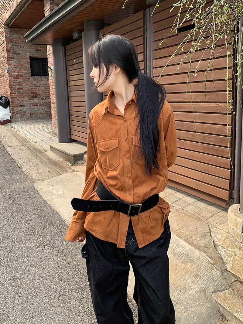 WESTERN SUEDE SHIRT (3C)