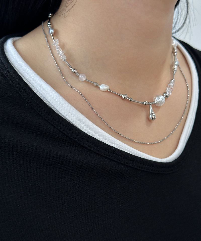 coral bell necklace