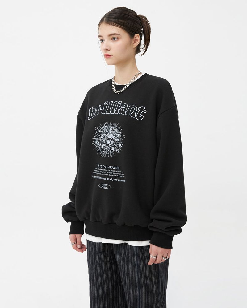 BRILLIANT SUN SWEATSHIRT-BLACK