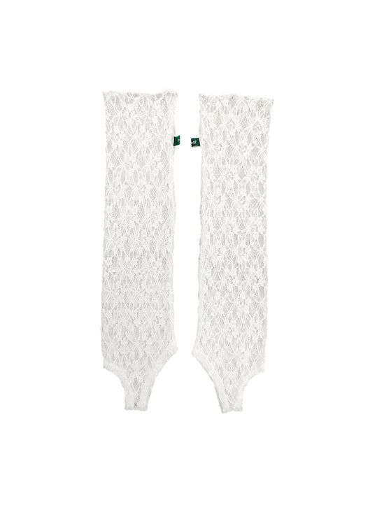 Lace See-through Open-toe Leg Warmers