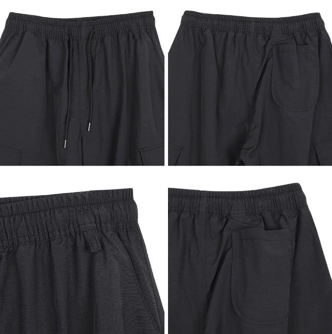 Edin Nylon Cargo Bermuda Pants