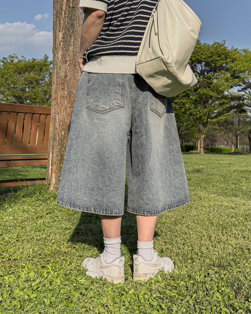 Pale Gracy Bermuda Denim