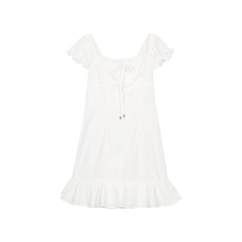 PETITE PUFF FRILL DRESS
