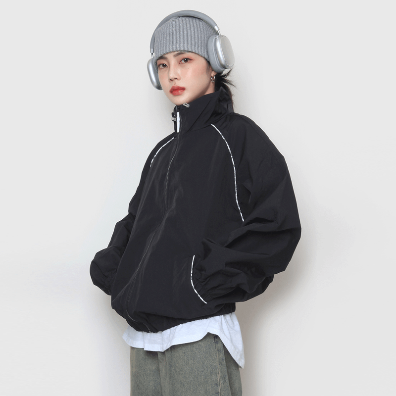 nutellike(ヌテールライク)の「Paisley Piping Zip-Up(Tops)」
