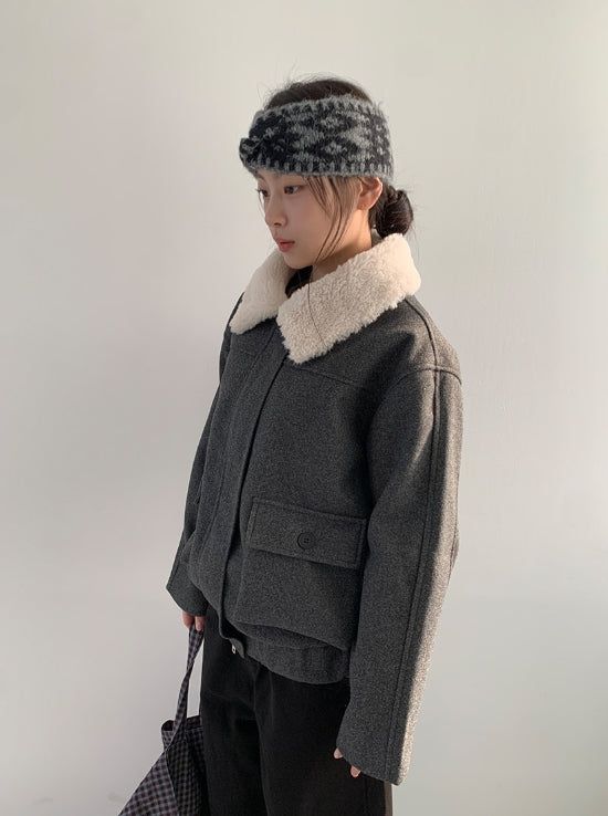 Pilance Quilted Fur Collar Jacket