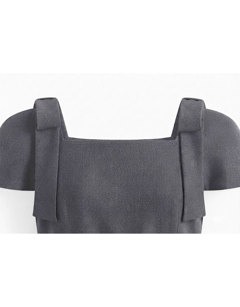 [PRE-FALL] [ATELIER] Elin Ribbon Sleeve Square Neck Blouse Ivory
