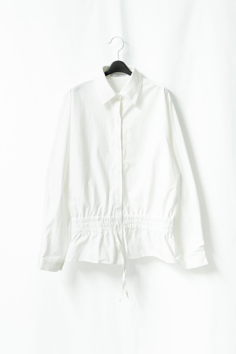 dry banding pleats shirts(2colors)