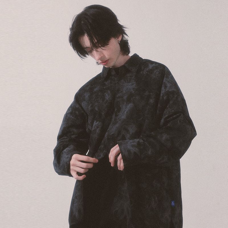tie-dye shirt_black