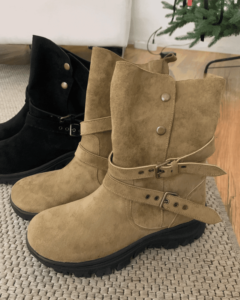 GUSTA（グスタ）の「Wander Hiker Two Strap Suede Mid Boots （Shoes）」