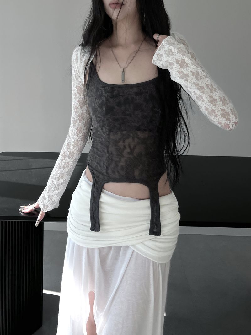 rose bolero cardigan (3color)