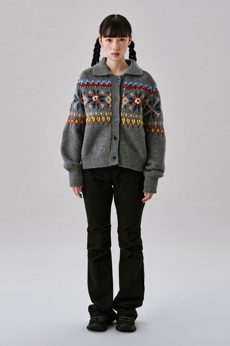 Pintuck Bootcut Pants [Black]