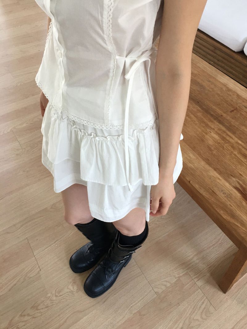 Ballerina cancan mini skirt