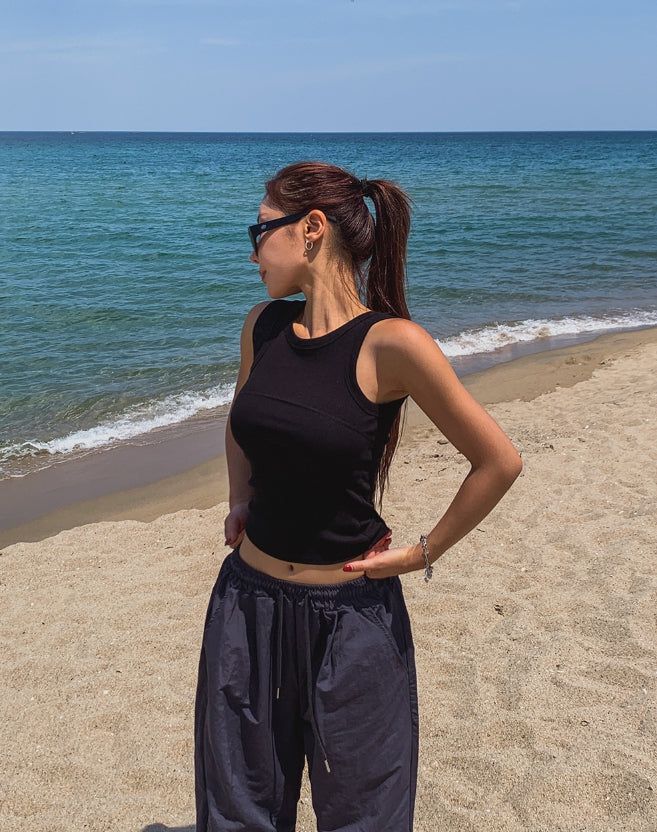 [U-BASIC] All-Day Parachute Nylon Pants