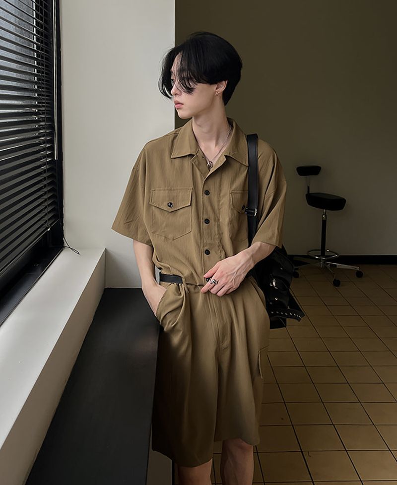 [ベルトあり] Jamie Jumpsuit (2 color)