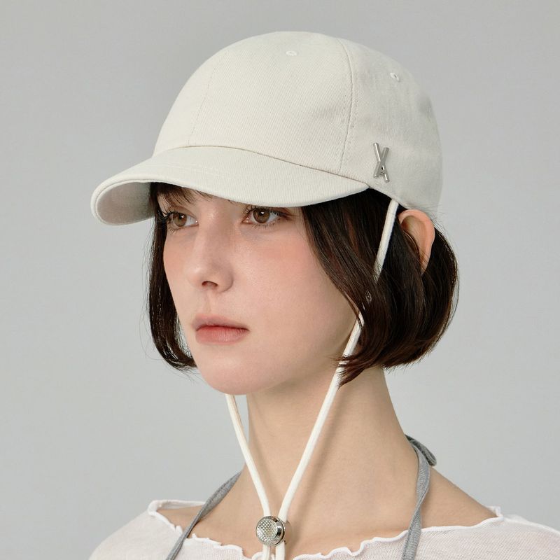 VA Stud Safari Ball Cap / Cream