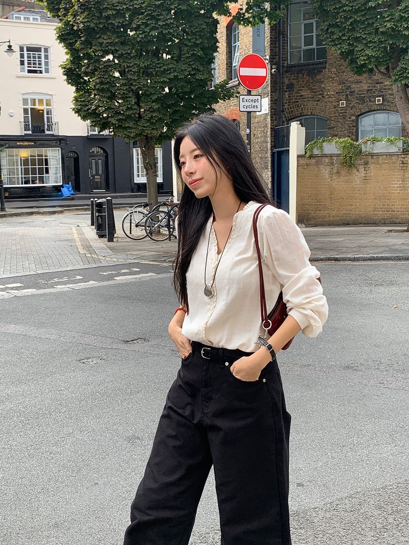 [MADE] Lenoa Frill Blouse