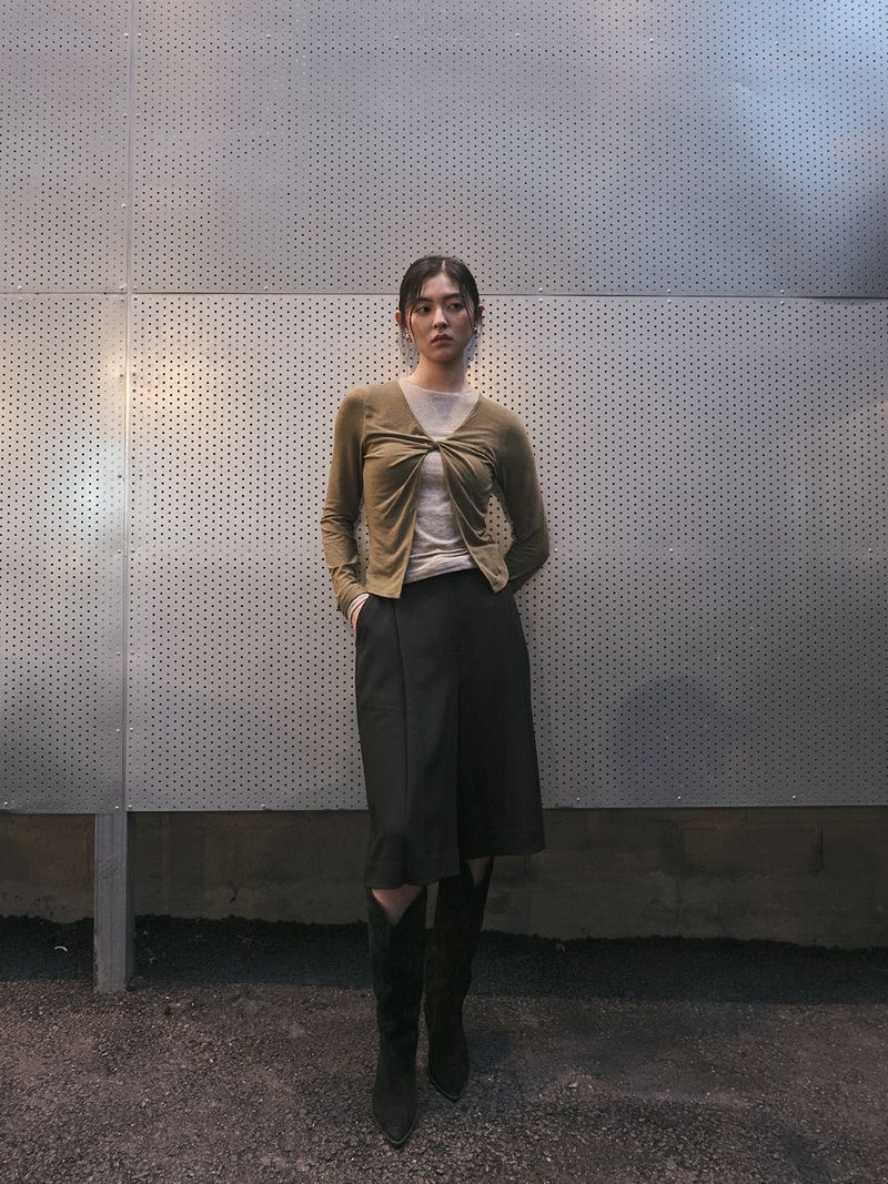 【即日発送】layered twist t-shirts
