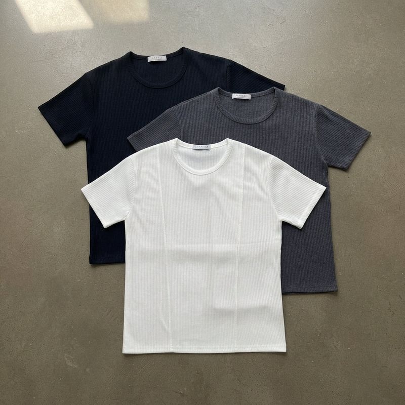 Structured Seam Rib Tee