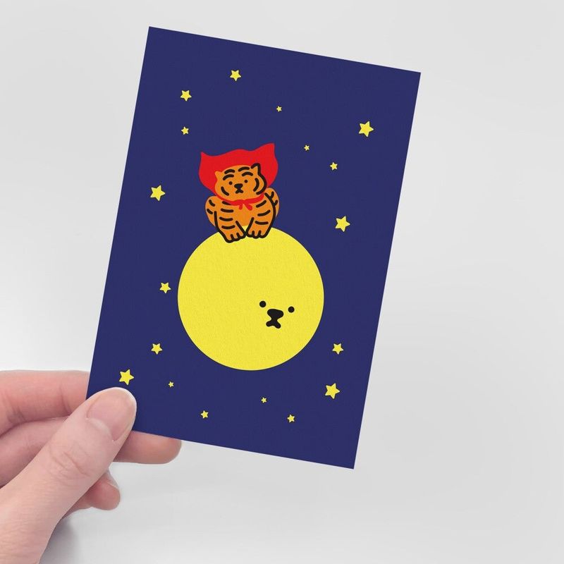 HERO TIGER POST CARD