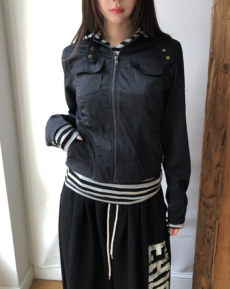 Turns Two-Pocket Biker Jacket
