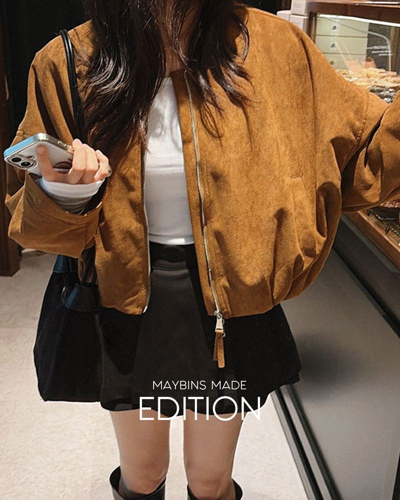 [MADE] Dorell Suede Zip-Up Jacket
