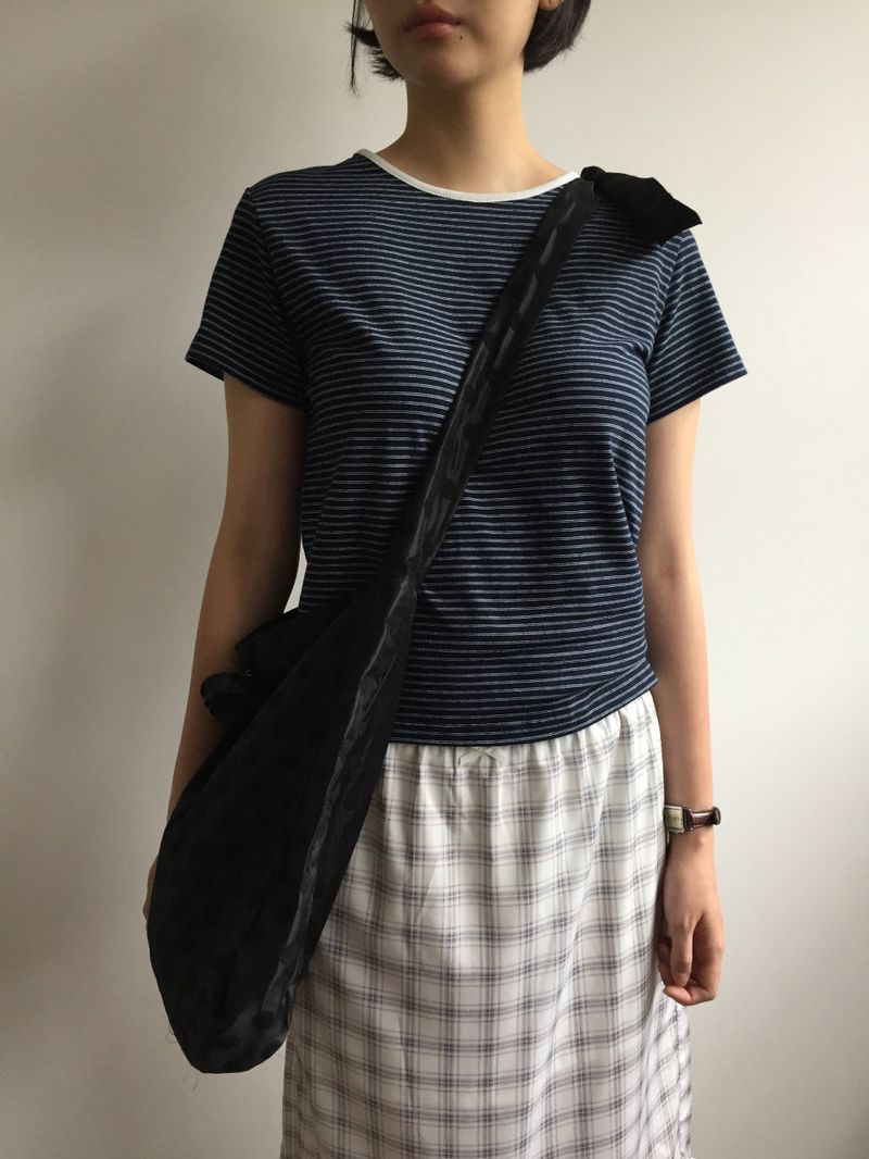 Corsage Dot Shoulder Bag (2color)