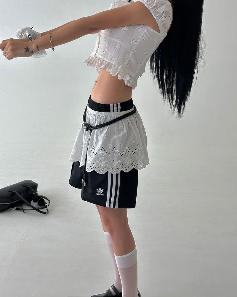 Ring two-string loop strap belt