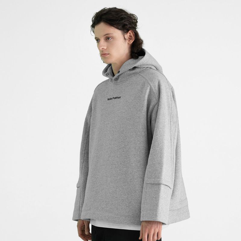KALAPATTHAR（カラパタール）の「Cotton Napping Hoodie Sweat Shirt - GREY（Tops）」