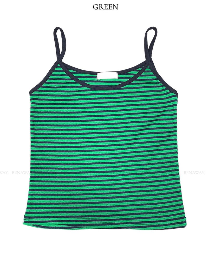 Fruity Stripe Sleeveless Top 4C